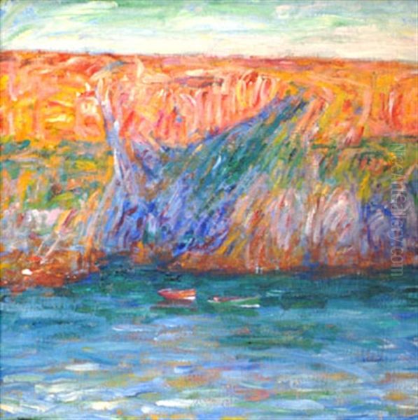 Baie De Goulphar Oil Painting by John Peter Russell