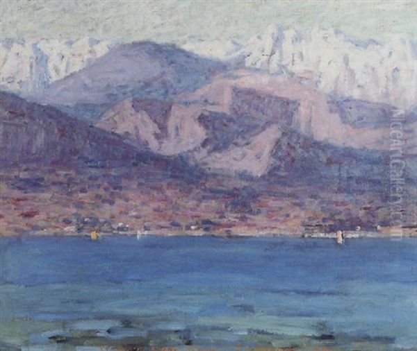 Antibes, Alpes Maritimes Oil Painting by John Peter Russell