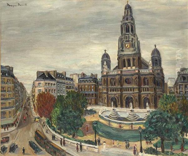 Paris, La Place De La Trinite by Morgan Russell