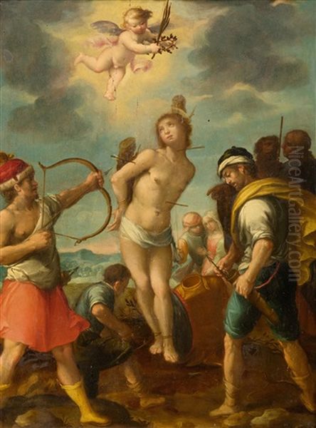 The Martyrdom Of Saint Sebastian by Francesco Rustici