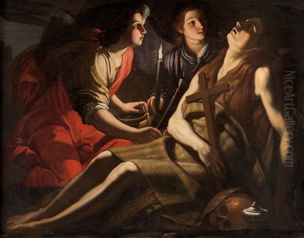 La Mort De Marie-madeleine Oil Painting by Francesco Rustici