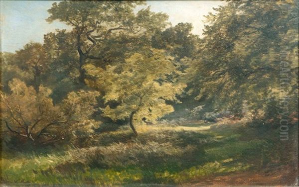 Herbstanfang Im Walde Oil Painting by Johann Valentin Ruths