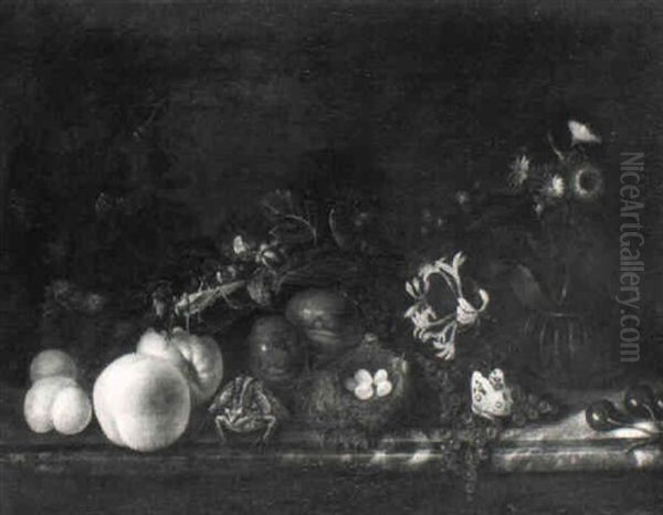 Stilleben Oil Painting by Rachel Ruysch