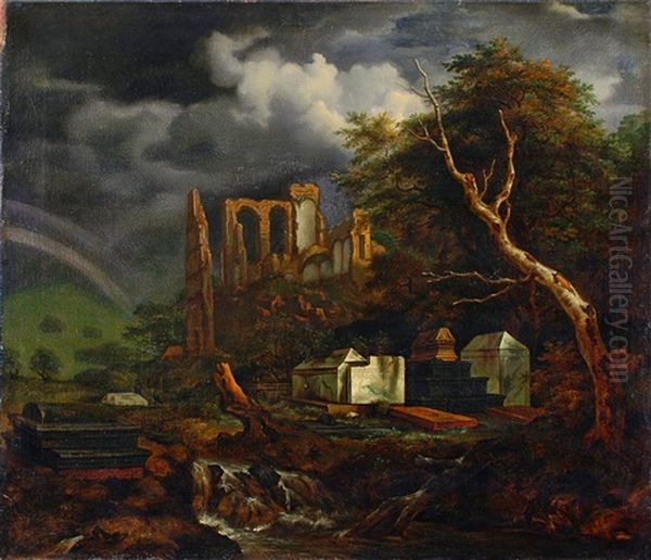 Jewish Cemetery Beth Haim by Jacob Salomonsz van Ruysdael