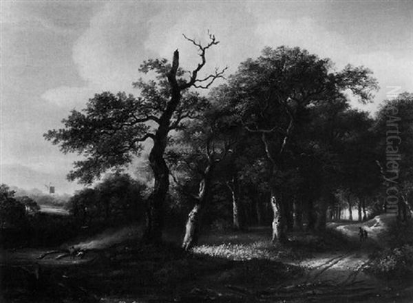 Waldlandschaft Oil Painting by Jacob Salomonsz van Ruysdael