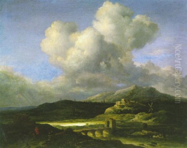 Le Coup De Soleil Oil Painting by Jacob van Ruysdael