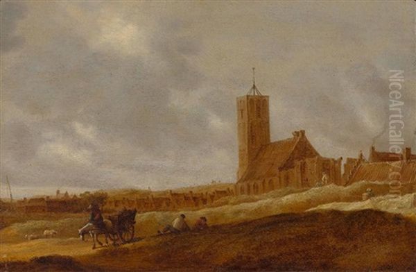 Dorflandschaft Oil Painting by Salomon van Ruysdael