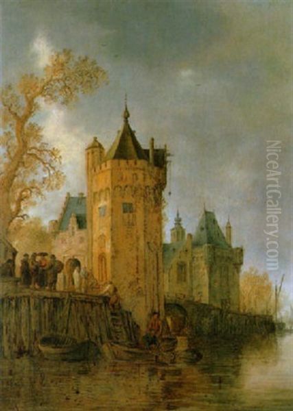 Le Donjon Oil Painting by Salomon van Ruysdael