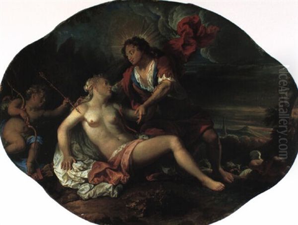 Venus Und Adonis Oil Painting by Pieter van Ruyven