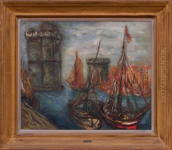 Porte La Rochelle Oil Painting by Issachar ber Ryback