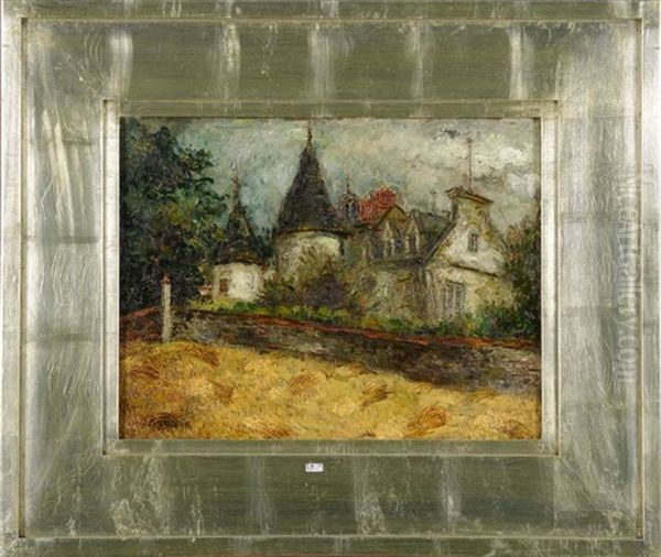 Le Vieux Chateau Oil Painting by Issachar ber Ryback