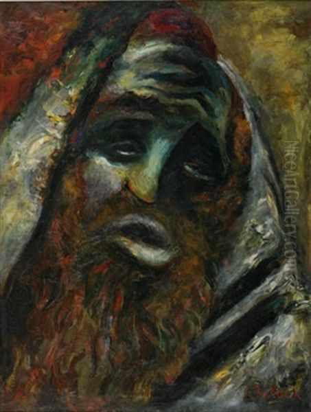 The Prophet Oil Painting by Issachar ber Ryback