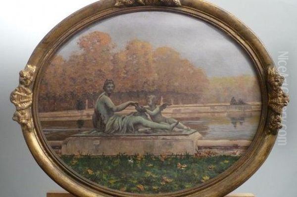 Naiade, Bassin A Versailles Oil Painting by Paul Louis Bouchard