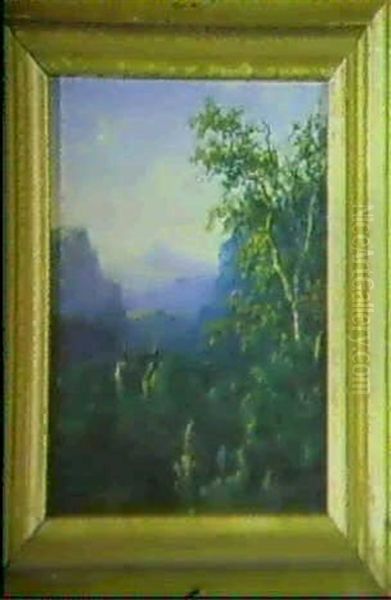 Gebirgige Landschaft Oil Painting by Jacob Augustus de Ryck