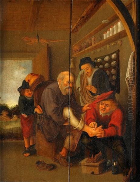 Fotoperationen Oil Painting by David Ryckaert the Younger