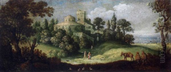 Pastorale Oil Painting by Marten Ryckaert