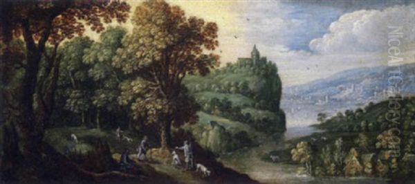 Pastorale Oil Painting by Marten Ryckaert