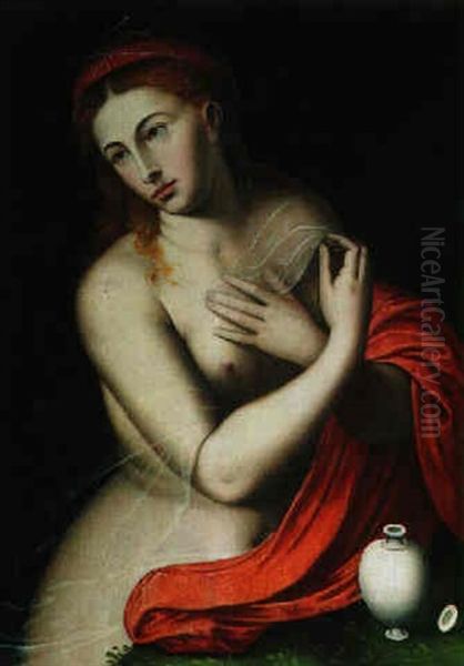 Die Heilige Maria Magdalena Oil Painting by Bernaert de Ryckere