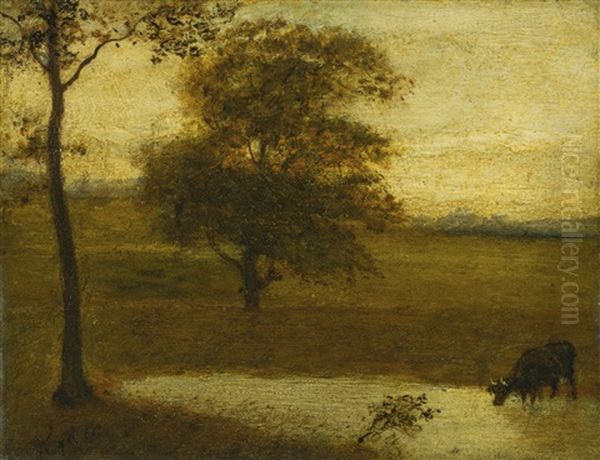 The Watering Place Oil Painting by Albert Pinkham Ryder