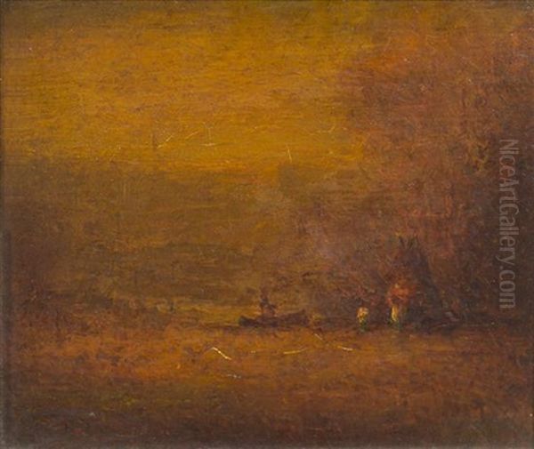 Autumn Gold Oil Painting by Albert Pinkham Ryder