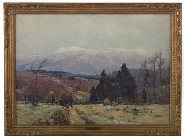 First Snow On Moosilauke, N.h. Oil Painting by Chauncey Foster Ryder