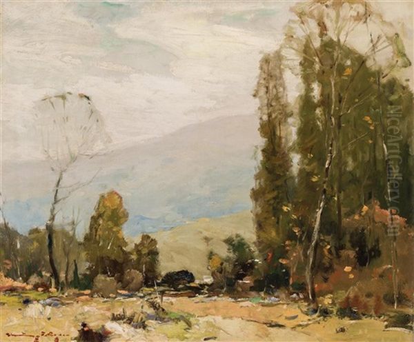 Tryingham Valley Oil Painting by Chauncey Foster Ryder