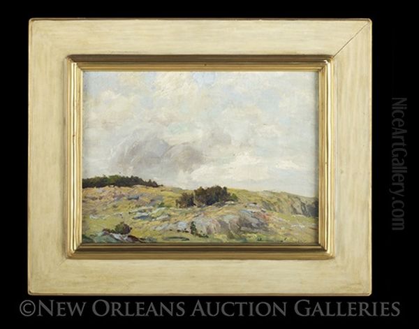 Summer Landscape Oil Painting by Chauncey Foster Ryder