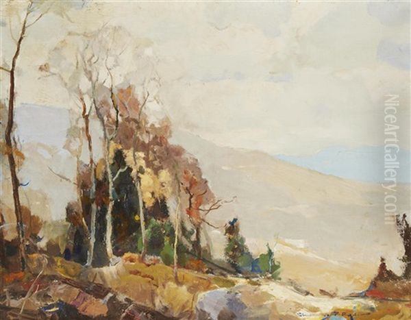 Edge Of The Clearing Oil Painting by Chauncey Foster Ryder