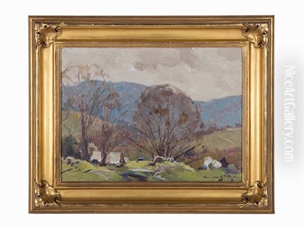 Early Autumn Oil Painting by Chauncey Foster Ryder