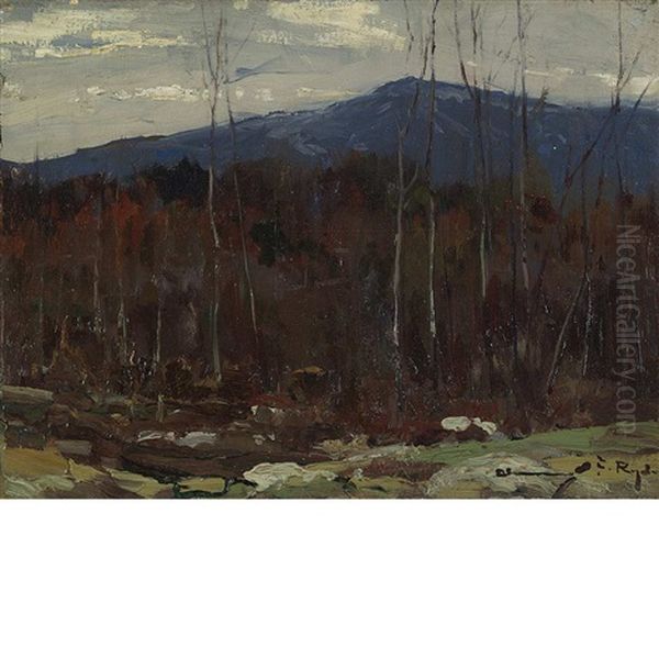 Mount Monadnock, Late Autumn Oil Painting by Chauncey Foster Ryder