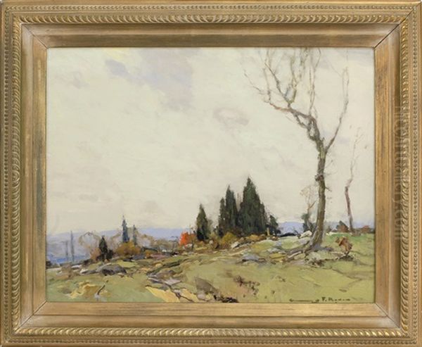 Cathedral Hill Oil Painting by Chauncey Foster Ryder