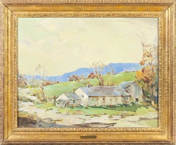 Home Oil Painting by Chauncey Foster Ryder