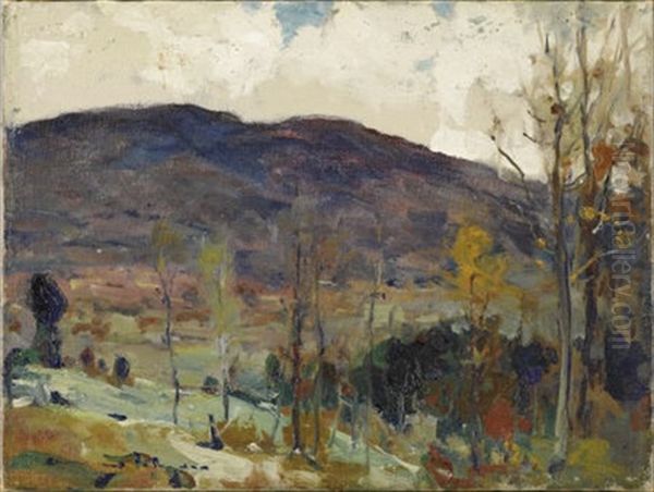 Purple Hills Oil Painting by Chauncey Foster Ryder