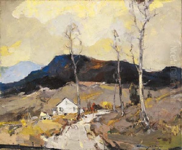 Road To Bristol Oil Painting by Chauncey Foster Ryder