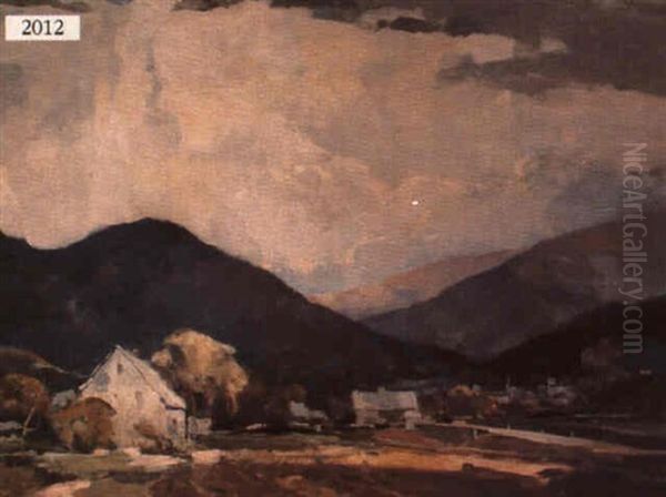 Rochester Road Oil Painting by Chauncey Foster Ryder