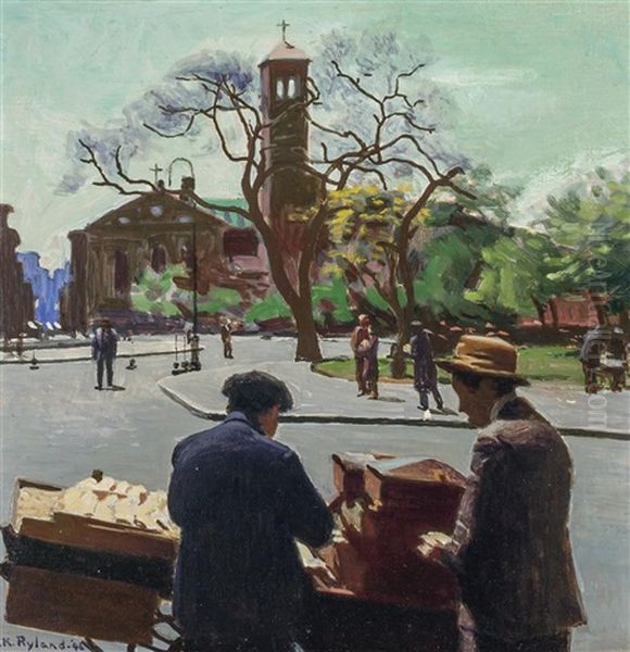 In Washington Square by Robert Knight Ryland