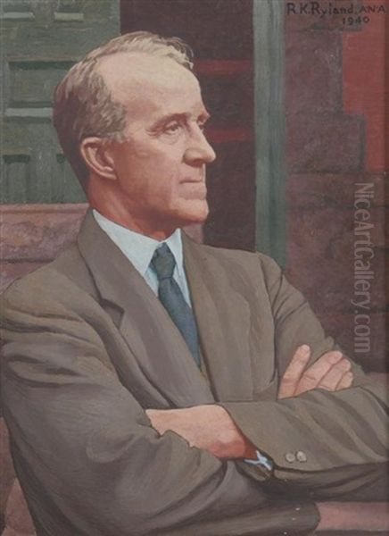 Joseph Norvell Ryland Oil Painting by Robert Knight Ryland