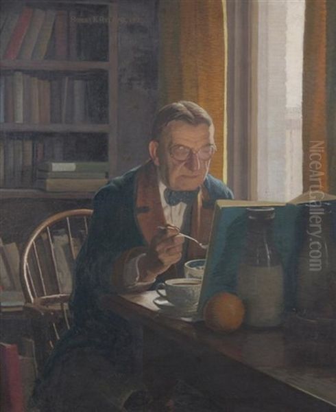 The Bachelor's Breakfast Oil Painting by Robert Knight Ryland