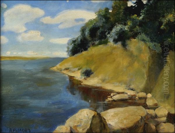 Still Waters Oil Painting by Arkady Rylov