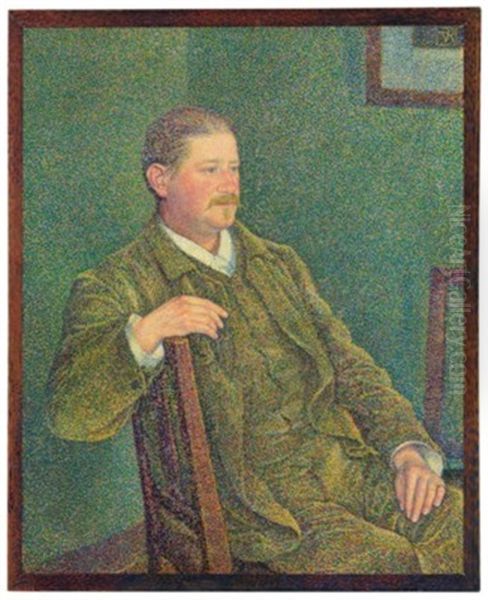 Le Docteur Auguste Weber Oil Painting by Theo van Rysselberghe