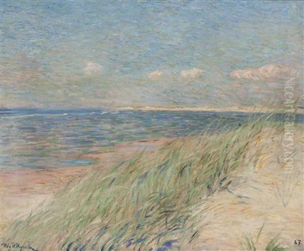 Les Dunes De Zwin, Knokke Oil Painting by Theo van Rysselberghe