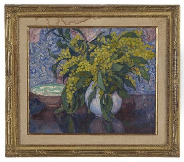 Mimosas, St. Clair Oil Painting by Theo van Rysselberghe