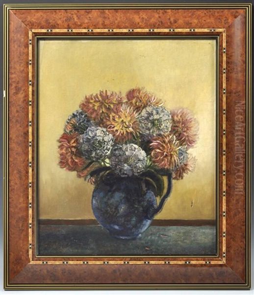 Blumenstillleben Oil Painting by Theo van Rysselberghe