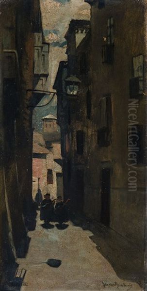 Calle Del Correo - Nuit A Tolede by Theo van Rysselberghe