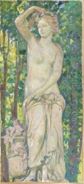 Venus Sculptee Oil Painting by Theo van Rysselberghe