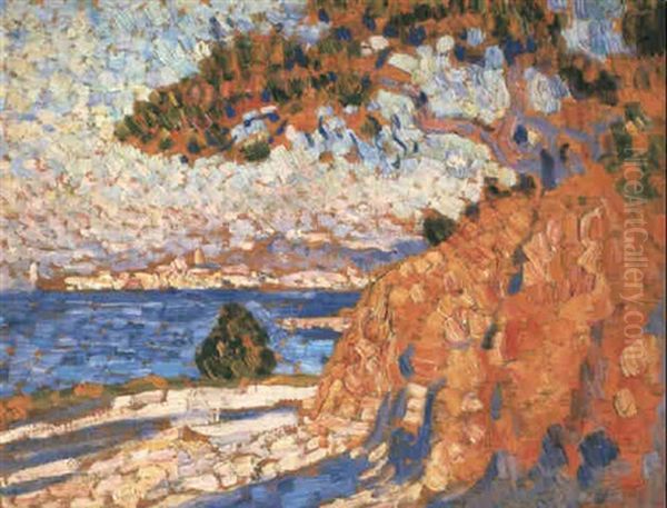 Paysage Du Midi Oil Painting by Theo van Rysselberghe