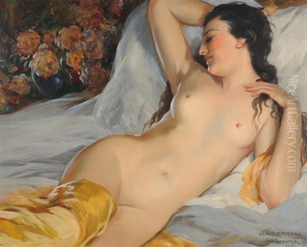 Venus Moderna Oil Painting by Daniel Sabater Y Salabert