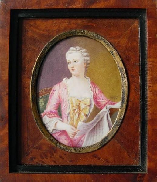 Portret Markizy De Pompadour Oil Painting by Francois Bouchera