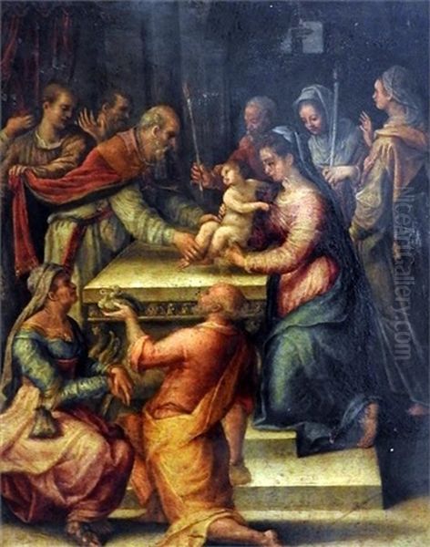 Beschneidung Christi Oil Painting by Lorenzo Sabatini