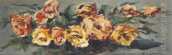 Still Life (flowers) by Georges Hanna Sabbagh